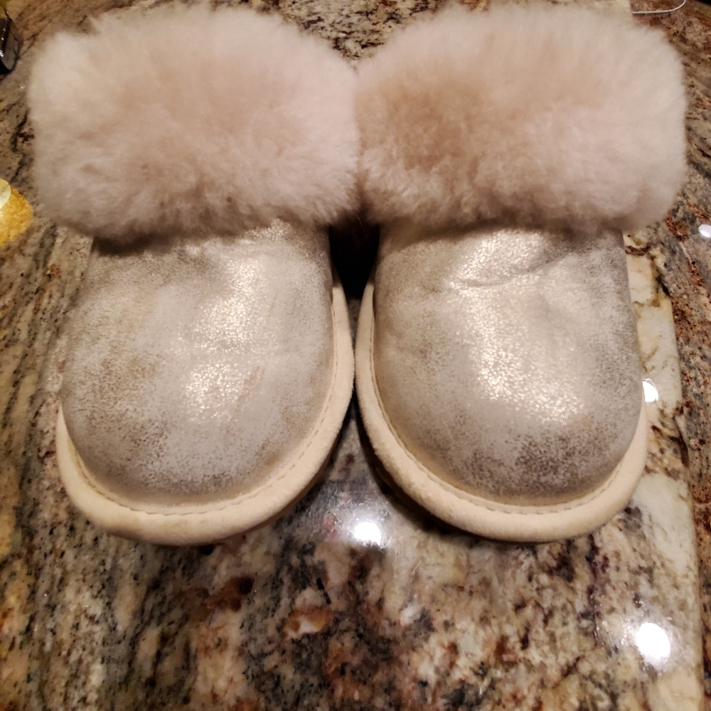 Ugg Cozy Metallic Slippers